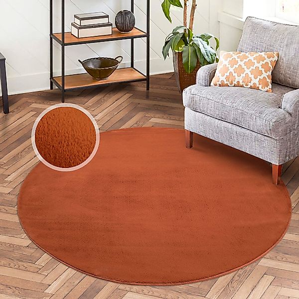 Carpet City Hochflor-Teppich »TOPIA400«, rund, 21 mm Höhe, besonders weich günstig online kaufen