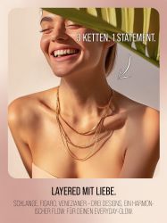 THIORA Gliederkette Layering Kette "Layers of günstig online kaufen
