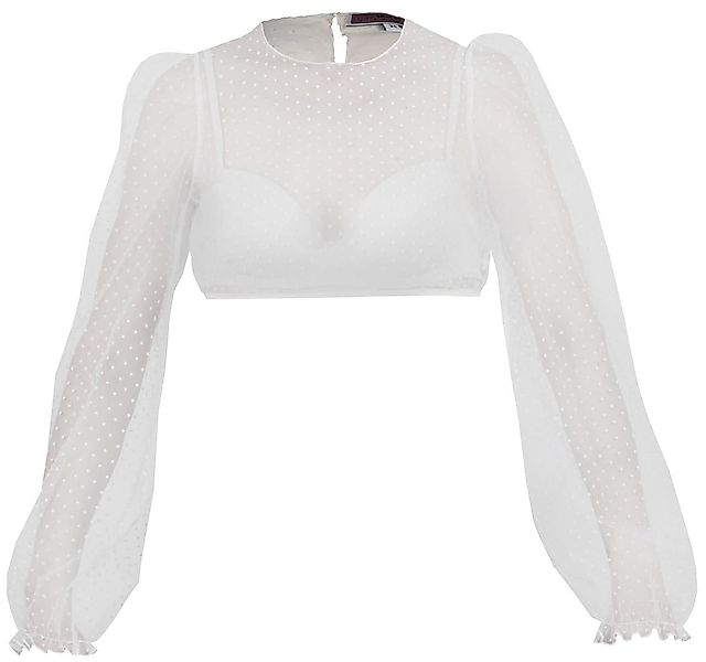 MarJo Dirndlbluse Dirndlbluse Kinding Langarm Puffarm ecru günstig online kaufen
