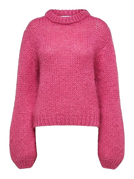 SELECTED Mohair Mix Strickpullover Damen Pink günstig online kaufen