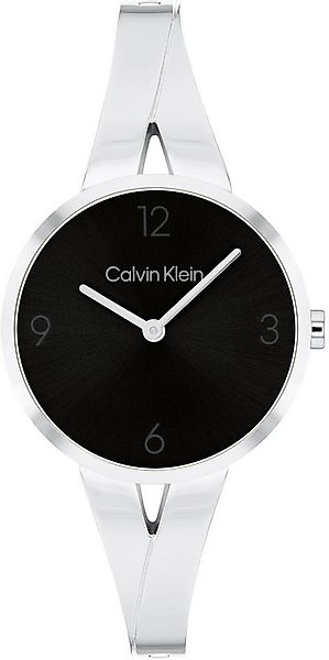Calvin Klein Quarzuhr SCULPTURAL 25100026, Armbanduhr, Damenuhr, Mineralgla günstig online kaufen