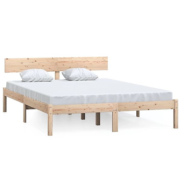 Vidaxl Massivholzbett Kiefer 140x190 Cm günstig online kaufen
