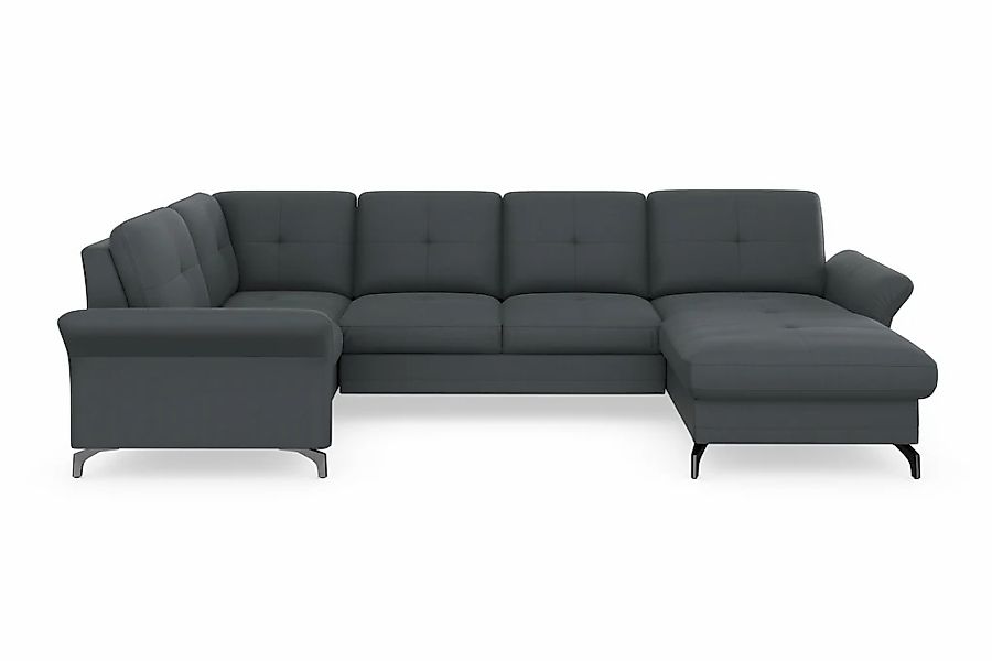 Home affaire Wohnlandschaft "Calando U-Form" wahlweise mit Bettfunktion, Be günstig online kaufen