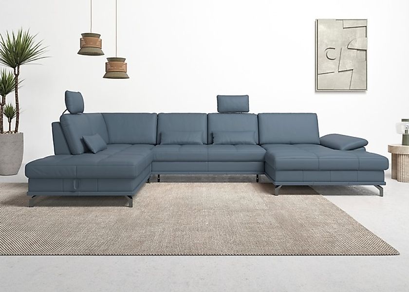 OTTO home Wohnlandschaft »Costello U-Form, B: 363 cm mit Sitztiefen-, Armte günstig online kaufen