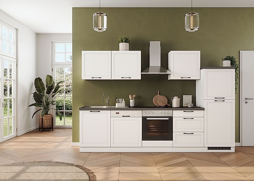 KOCHSTATION Küchenzeile »KS-Lani, mit MDF-Fronten« Breite 300 cm, wahlweise günstig online kaufen