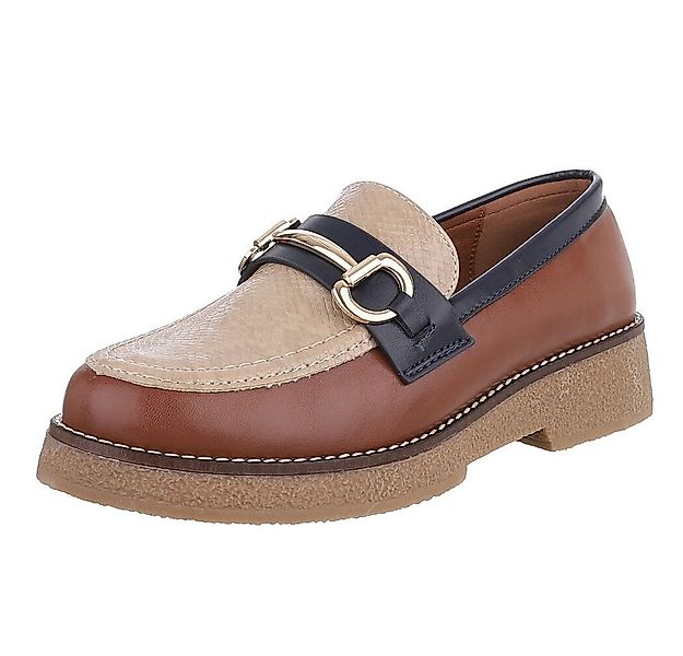 Ital-Design Eleganter Loafer mit Schnalle für Damen – Komfort & Stil Slippe günstig online kaufen