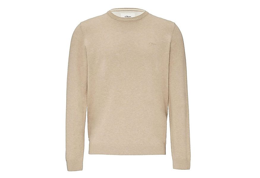 s.Oliver Rundhalspullover Pullover (1-tlg) Rundhals-Ausschnitt, langarm, Lo günstig online kaufen