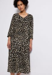 STREET ONE Midikleid Ohne Taschen mit grafischem Muster und 3/4 -Arm günstig online kaufen