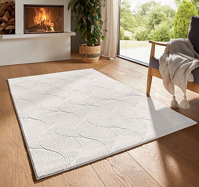 TaraCarpet Teppich TaraCarpet Homestyle 392 Shell, rechteckig, Höhe: 10 mm, günstig online kaufen