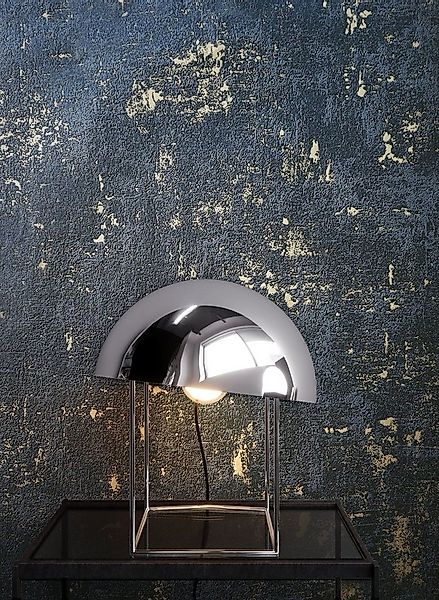 Newroom Vliestapete, Schwarz Tapete Uni Leicht Glänzend - Beton Gold Betont günstig online kaufen