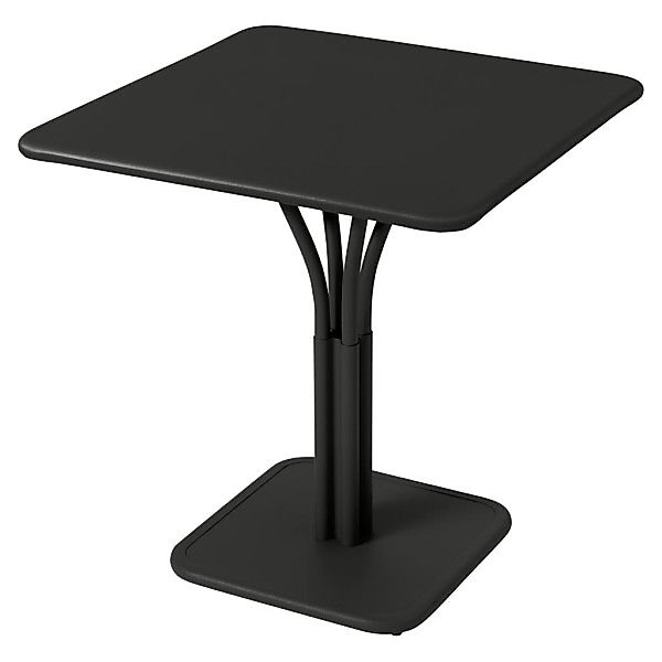 Luxembourg Kleiner Outdoor-Tisch 71x71 cm Lakritze günstig online kaufen