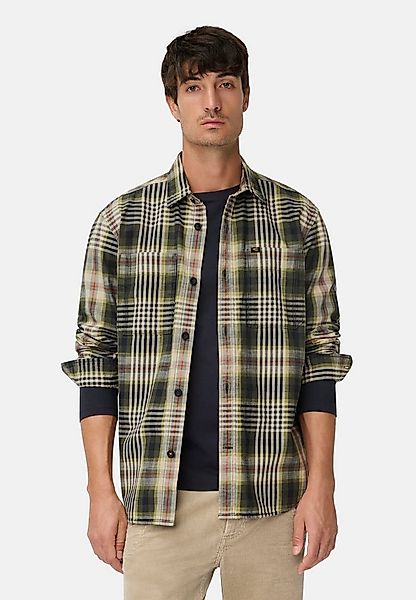 camel active Langarmhemd mit Kentkragen und Brusttaschen Langarm Button-Dow günstig online kaufen