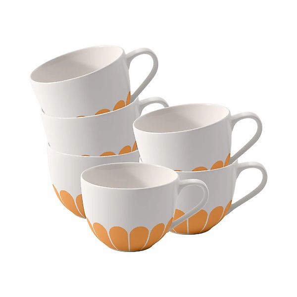 Villeroy & Boch Tasse "Kaffeetassen Fleur Couleur 160 ml 6er Set" Spülmasch günstig online kaufen