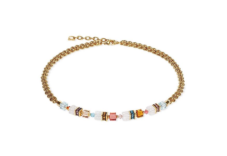 COEUR DE LION Collier Schmuck Edelstahl GeoCUBE® Sunset Würfelkette, Made i günstig online kaufen