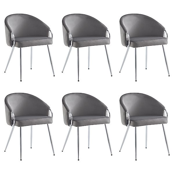 OKWISH Esszimmerstuhl Loungesessel,Kosmetikstuhl,Esszimmerstuhl (Luxus Samt günstig online kaufen