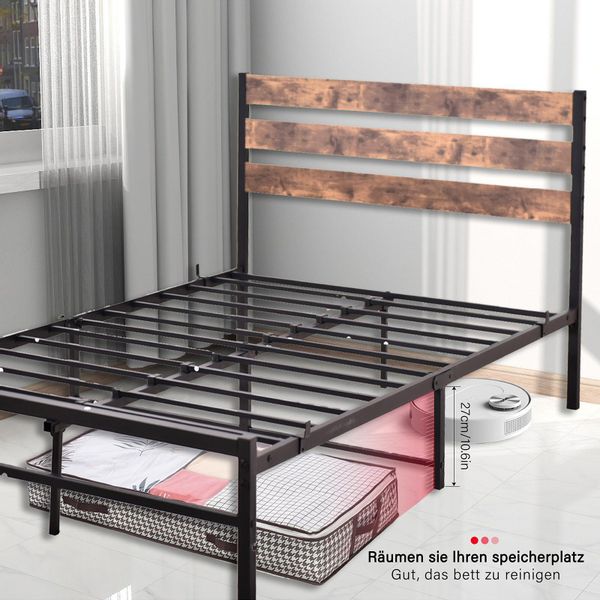 OKWISH Metallbett Jugendbett (mit Lattenrost, Bettrahmen günstig online kaufen