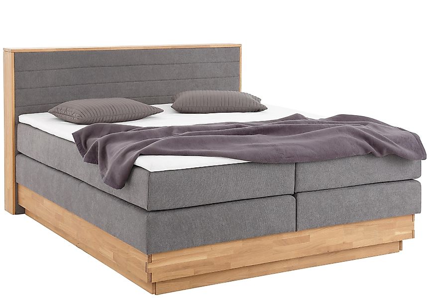 Home affaire Boxspringbett "Cavan" Eiche, inkl. Bettkasten & Topper, versch günstig online kaufen