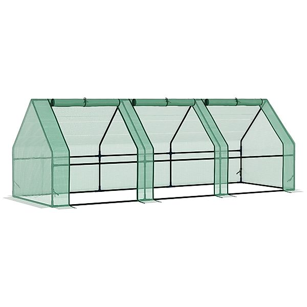 Outsunny Foliengewächshaus Mini Gewächshaus mit 3 günstig online kaufen