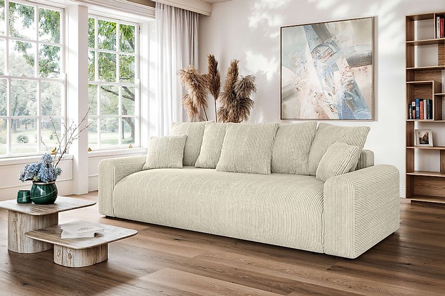 Home affaire Big-Sofa LAKESIDE klein 3-Sitzer günstig online kaufen
