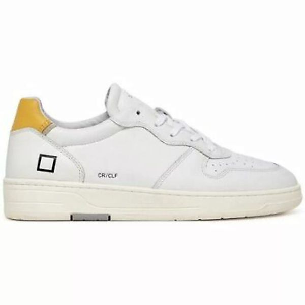 Date  Sneaker M997-CR-CA-HY - COURT CALF-WHITE YELLOW günstig online kaufen
