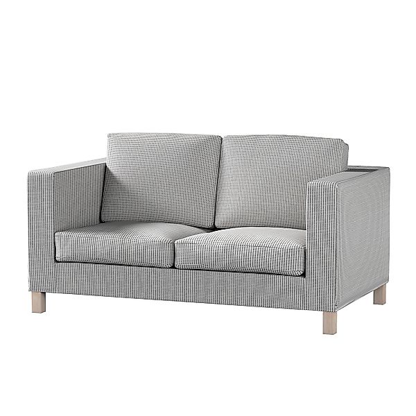 Bezug für Karlanda 2-Sitzer Sofa nicht ausklappbar, kurz, schwarz-beige, 60 günstig online kaufen