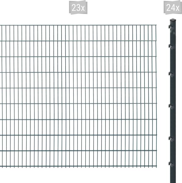 Arvotec Doppelstabmattenzaun "ESSENTIAL 183 zum Einbetonieren" Zaunhöhe 183 günstig online kaufen