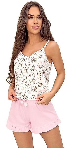 Donna Shorty Emilia (Set, 2 tlg., 2-teilig) Damen Pyjama 2-teilig Shorty Sc günstig online kaufen