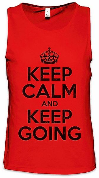 Urban Backwoods Tanktop Keep Calm And Keep Going Ärmelloses T-Shirt Batteri günstig online kaufen