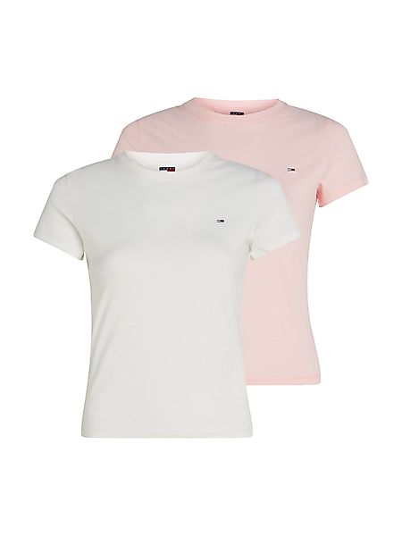 Tommy Jeans T-Shirt "TJW 2PACK C-NECK TEE", (Packung, 2 tlg., 2er), mit Log günstig online kaufen
