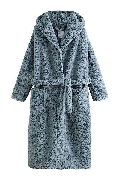 Next Damenbademantel Langer Teddy-Morgenmantel, Polyester (recycelt) günstig online kaufen