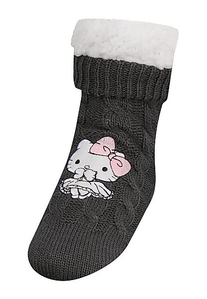 Hello Kitty ABS-Socken Damen Hausschuh-Socken Kuschelsocken Stopper-Socken günstig online kaufen