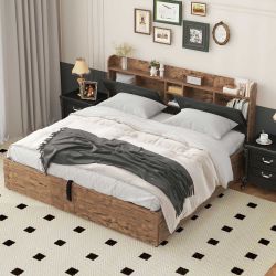 STILVORA Metallbett 180x200 Metallbett Holzbett mit günstig online kaufen