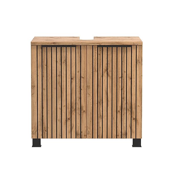 Held Möbel Unterbeckenschrank Manchester 54 x 60 x 35 cm Wildeiche 2 Türen günstig online kaufen