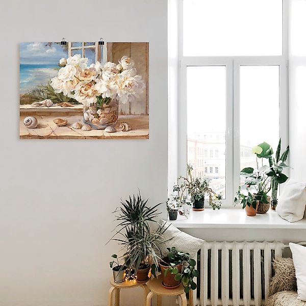Artland Wandbild "Am See", Arrangements, (1 St.), als Leinwandbild, Poster, günstig online kaufen