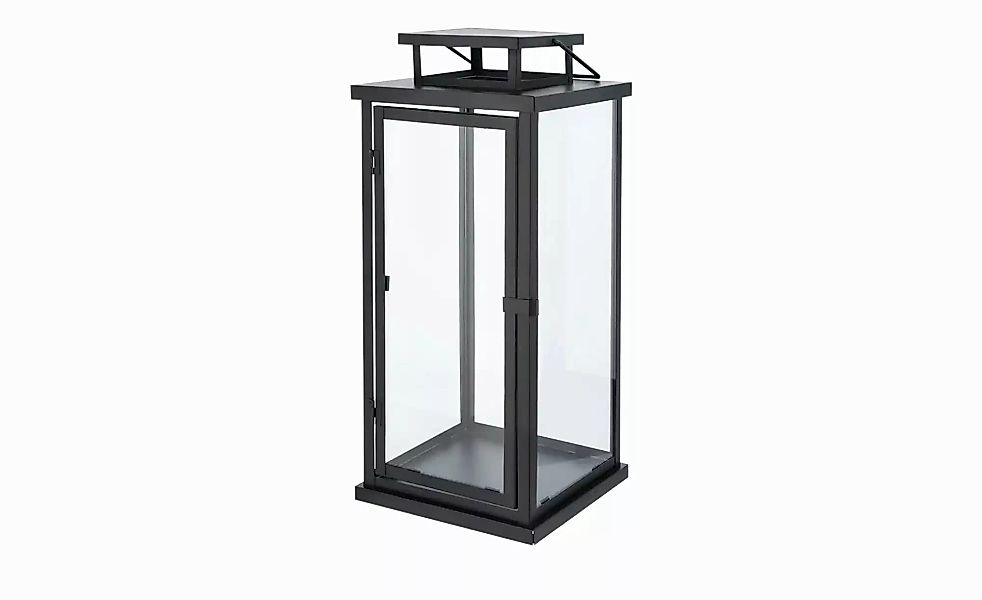 Laterne   ¦ schwarz ¦ Eisen,Glas ¦ Maße (cm): B: 21,2 H: 49 T: 21.2 Accesso günstig online kaufen