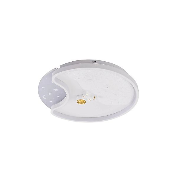 Lindby LED Deckenleuchte Kosmo 10030586 für Kinder Junges Wohnen in Weiß 1- günstig online kaufen