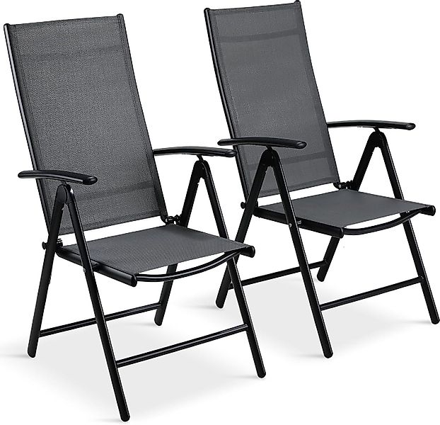 TLGREEN Gartenstuhl Hochlehner, 2/4er Set Balkonstuhl,Klappstuhl,Campingstü günstig online kaufen
