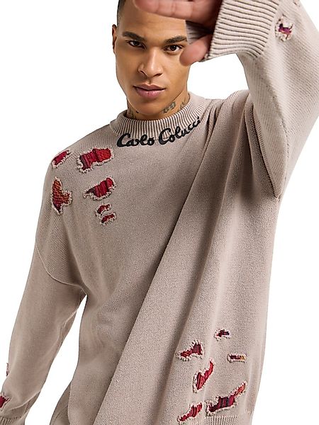 CARLO COLUCCI Rundhalspullover Dellemann günstig online kaufen