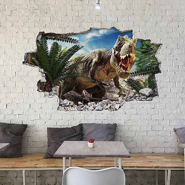 GRAVURZEILE Wandtattoo im Dinosaurier & T-Rex günstig online kaufen