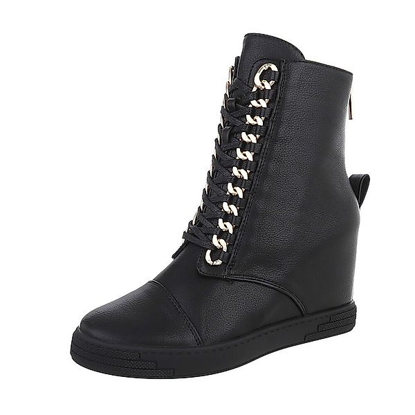 Ital-Design Damen Schnürschuhe Freizeit Schnürstiefelette (87108897) günstig online kaufen