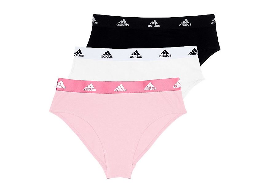 adidas Sportswear Slip Bikini Cotton Logo (3-St., 3er Set) mit elastischem günstig online kaufen