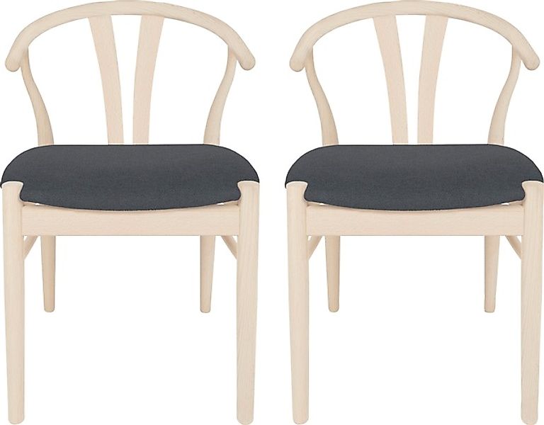 Hammel Furniture Holzstuhl »Findahl by Hammel Frida« (Set) 2 Stk. Stoff Mas günstig online kaufen