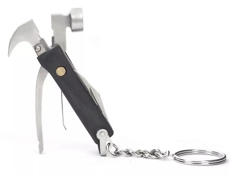 Multitool Mini Hammer 3,4 X 13 Cm Holz/edelstahl Schwarz günstig online kaufen
