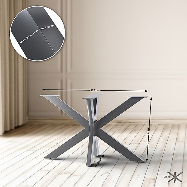 CLP Esstisch Biloxi, Metallbeine für DIY-Tischkufen, günstig online kaufen