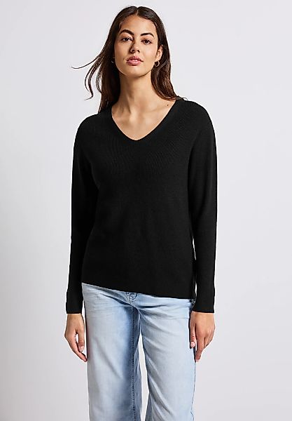 STREET ONE Strickpullover, aus softem Materialmix günstig online kaufen
