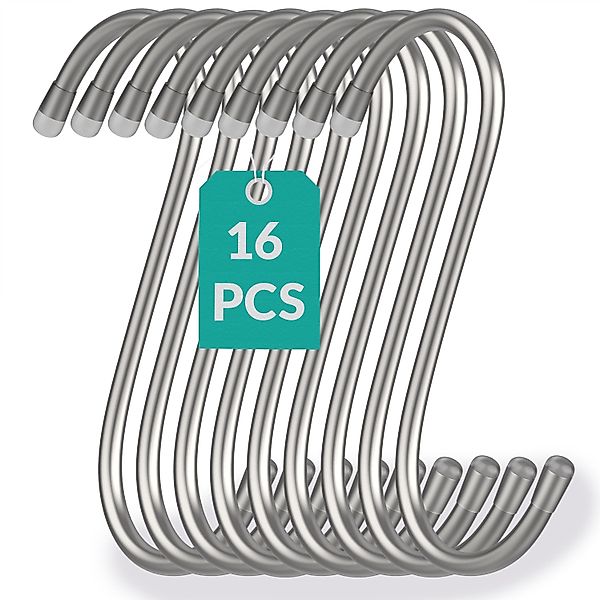 Praknu S-Haken 16 S-Haken Rund 12cm, günstig online kaufen