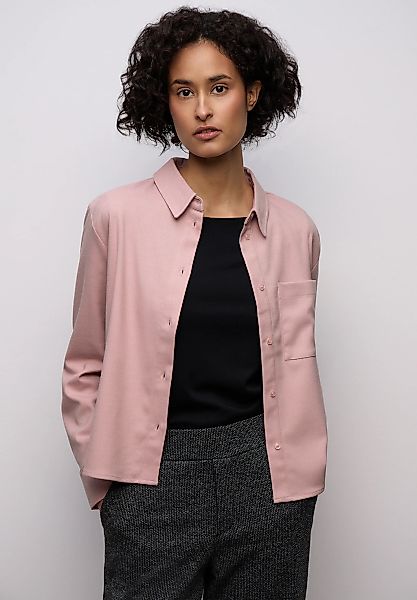 STREET ONE Langarmbluse im Melange Look günstig online kaufen