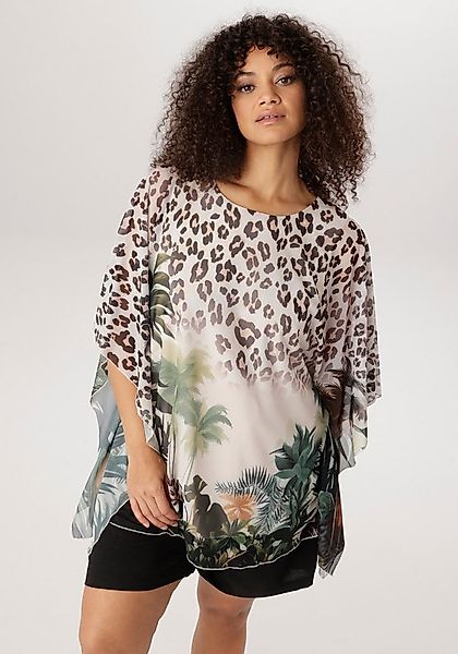 Aniston PLUS Blusenshirt sanft fallende Meshqualität - NEUE KOLLEKTION günstig online kaufen
