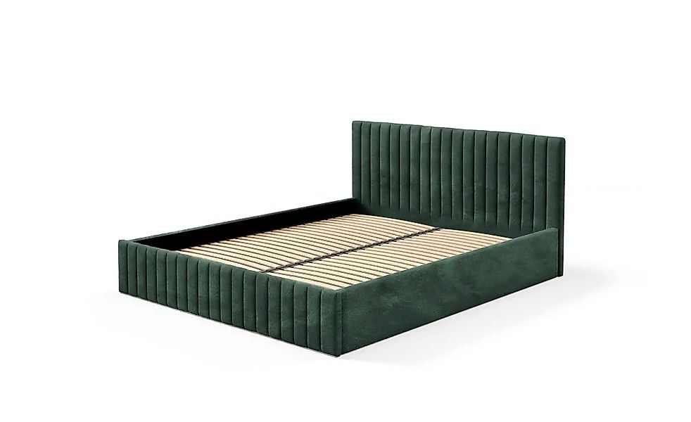 Polsterbett mit Bettkasten Sona ¦ grün ¦ Maße (cm): H: 90 Betten > Polsterb günstig online kaufen