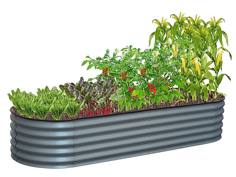 KONIFERA Hochbeet ""Flower" aus verzinktem Stahl" günstig online kaufen